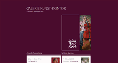 Desktop Screenshot of kunst-kontor-sehmsdorf.de
