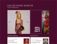 Tablet Screenshot of kunst-kontor-sehmsdorf.de